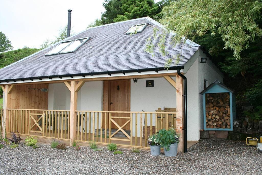 The Mews - A Cottage With A Spectacular Lake View Port Of Menteith Exteriör bild